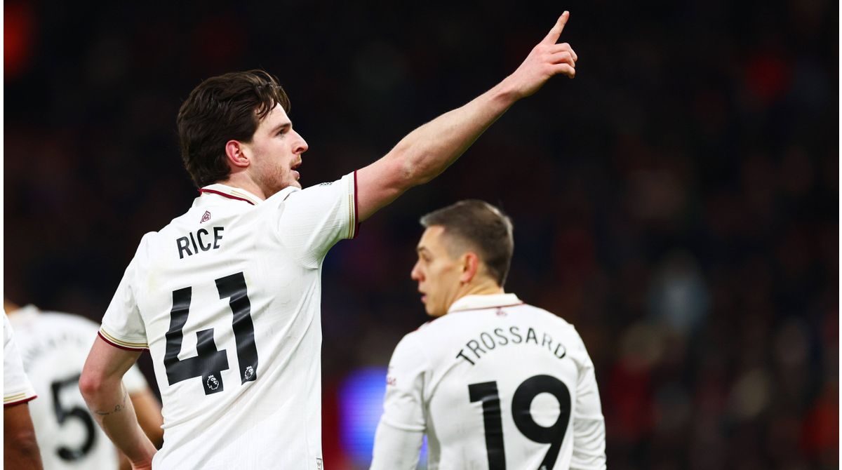 Arsenal Declen Rice Declan Rice takes full command as Arsenal hero inspires Bournemouth win ...