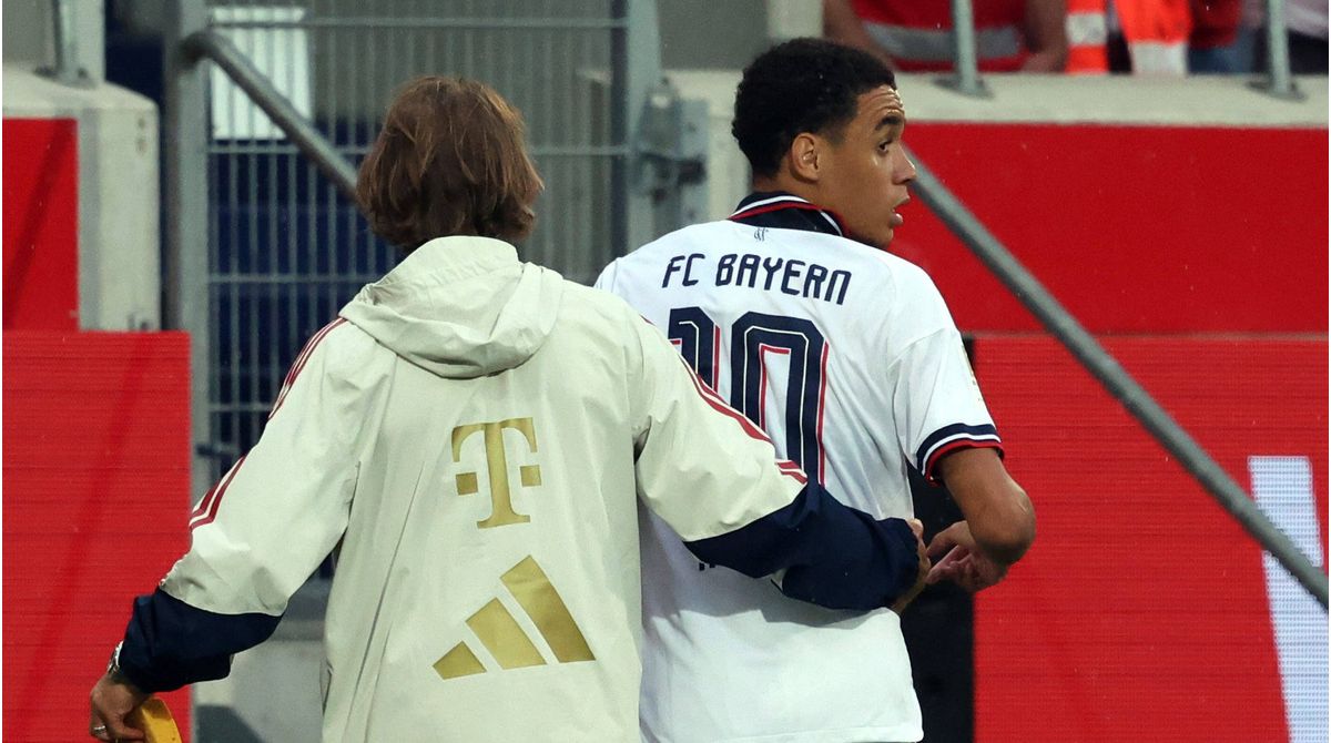Musiala gives the all-clear after collapse: Playing in Bayern test match ...
