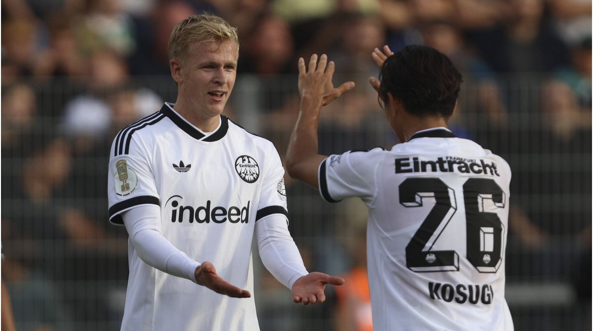 Zweistellig zur Halbzeit: Frankfurt schießt Pokal-Debütant St ...