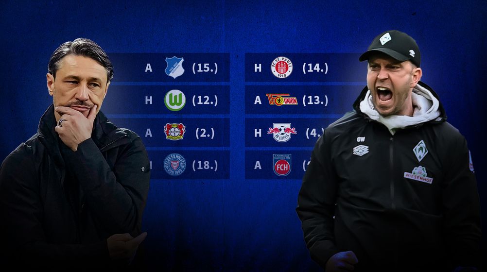 Bundesliga: BVB & Werder mit einfachstem Restprogramm in oberer Tabellenhälfte