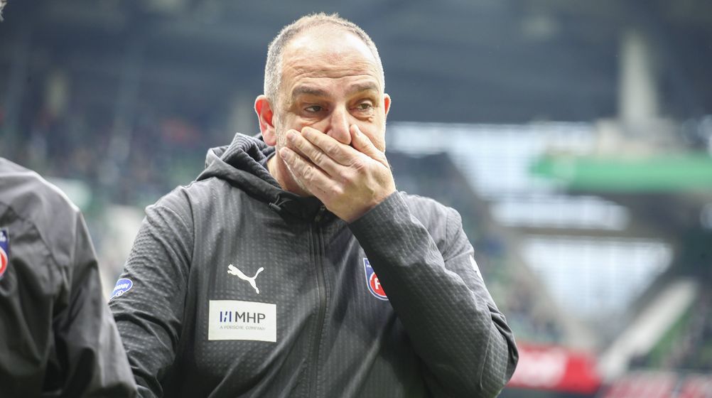 1. FC Heidenheims Frank Schmidt findet sich mit Bundesliga-Abstieg ab