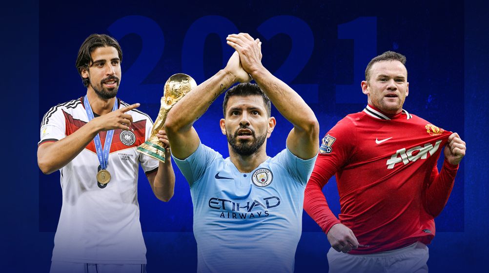 Mit Agüero, Khedira & Rooney: Diese Fußballer beendeten 2021 ihre Karriere