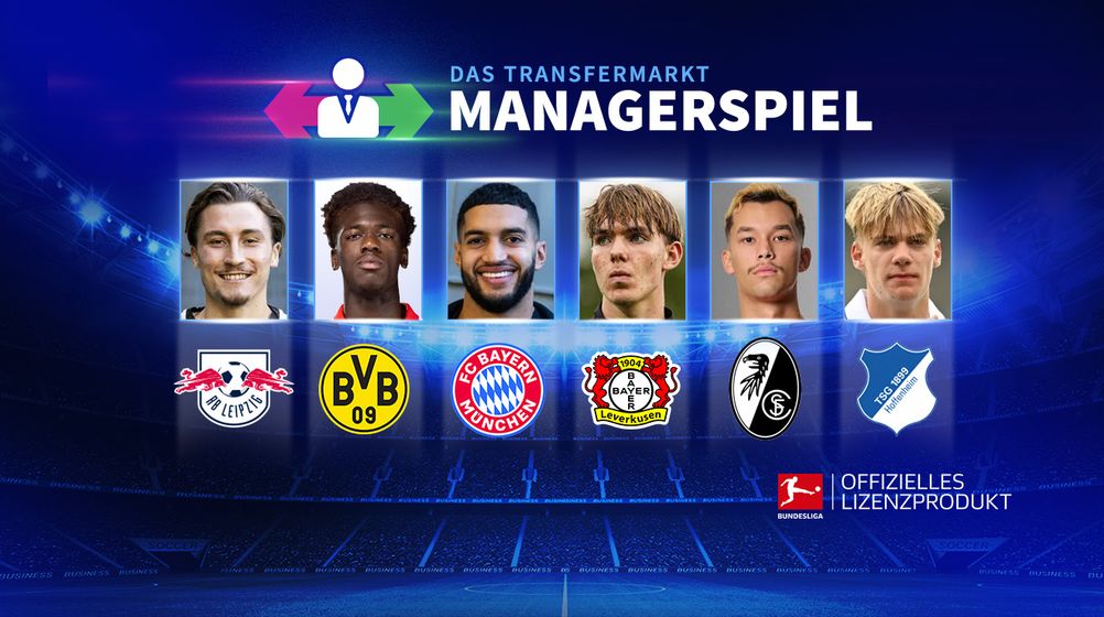 Jetzt mitmachen: Transfermarkt-Managerspiel mit allen Neuzugängen der Bundesliga