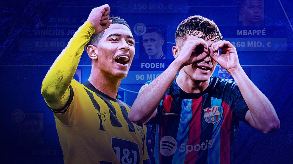 BVB-Profi Bellingham & FC Barcelonas Pedri in wertvollster Elf der Welt