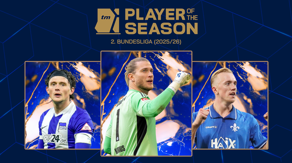 Transfermarkt: Jetzt den besten Spieler der 2. Bundesliga 2025/26 wählen
