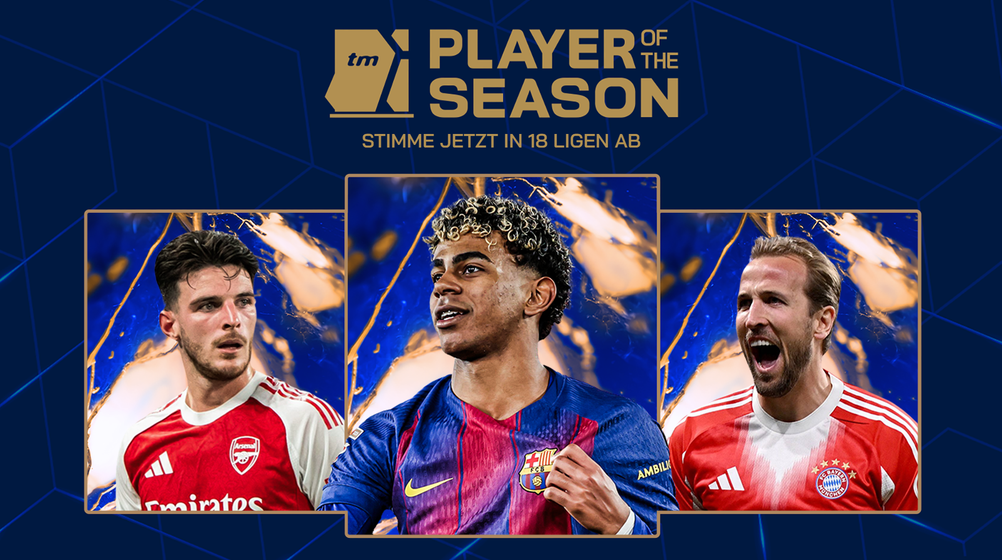 Jetzt die Spieler der Saison 2025/26 in 19 Ligen wählen 