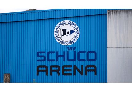Arminia Bielefeld, Logo, Schüco-Arena