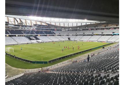 Das Green Point Stadium von innen