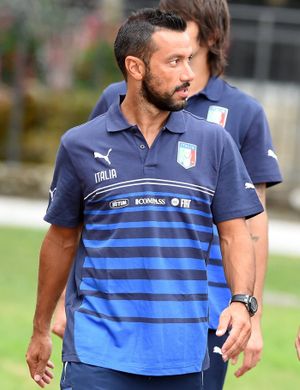 スポーツ Corinthian 2008 Fabio Quagliarella Italy Udinese forward Fabio Quagliarella celebrates after scoring